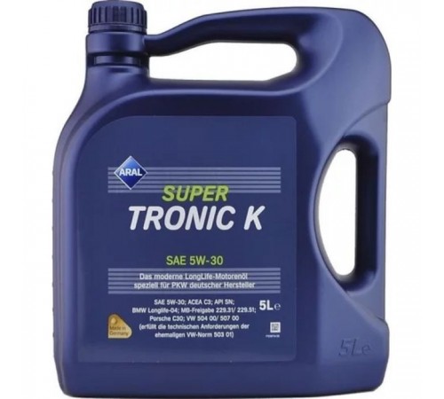 Моторна олива Aral SuperTronic K 5W-30, 5л (73277) Моторна олива Aral SuperTronic K 5W-30, 5л (73277)