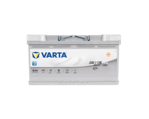 Акумулятор автомобільний Varta Silver Dynamic AGM 95А Ев (-/+) G14 (850EN) (595901085) Акумулятор автомобільний Varta Silver Dynamic AGM 95А Ев (-/+) G14 (850EN) (595901085)