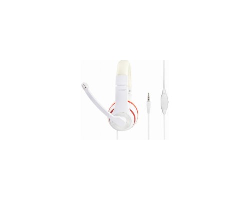 Наушники Gembird MHS-03 White/Red (MHS-03-WTRD) Наушники Gembird MHS-03 White/Red (MHS-03-WTRD)