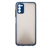 Чохол до мобільного телефона Dengos Matt Samsung Galaxy A03s blue (DG-TPU-MATT-86)