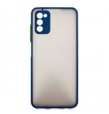 Чохол до мобільного телефона Dengos Matt Samsung Galaxy A03s blue (DG-TPU-MATT-86)