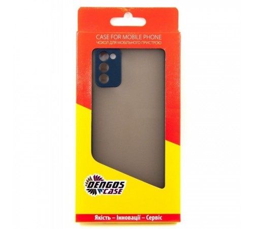 Чохол до мобільного телефона Dengos Matt Samsung Galaxy A03s blue (DG-TPU-MATT-86) Чохол до мобільного телефона Dengos Matt Samsung Galaxy A03s blue (DG-TPU-MATT-86)