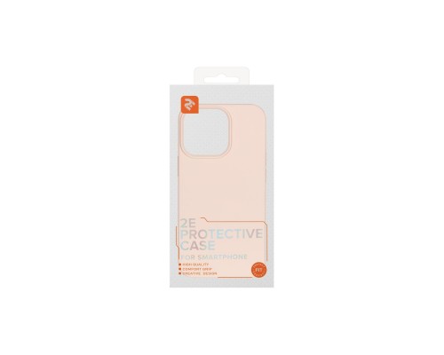 Чохол до мобільного телефона 2E Basic Apple iPhone 13 Pro, Liquid Silicone, Sand Pink (2E-IPH-13PR-OCLS-RP)