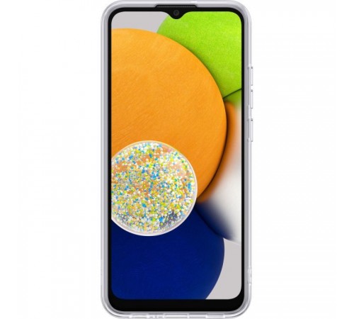 Чохол до мобільного телефона Samsung A03 Soft Clear Cover Transparent (EF-QA035TTEGRU) Чохол до мобільного телефона Samsung A03 Soft Clear Cover Transparent (EF-QA035TTEGRU)