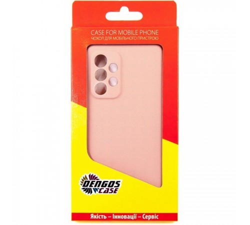 Чохол до мобільного телефона Dengos Soft для Samsung Galaxy A53 (pink) (DG-TPU-SOFT-02) Чохол до мобільного телефона Dengos Soft для Samsung Galaxy A53 (pink) (DG-TPU-SOFT-02)