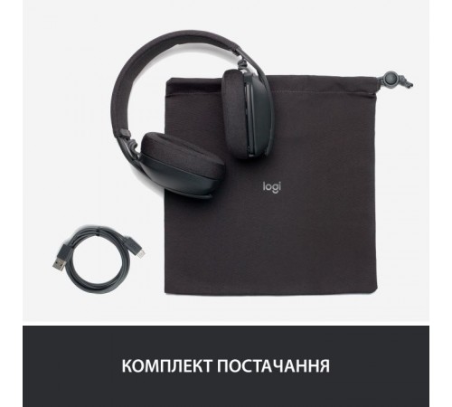 Навушники Logitech Zone Vibe 100 Wireless Graphite (981-001213) Навушники Logitech Zone Vibe 100 Wireless Graphite (981-001213)