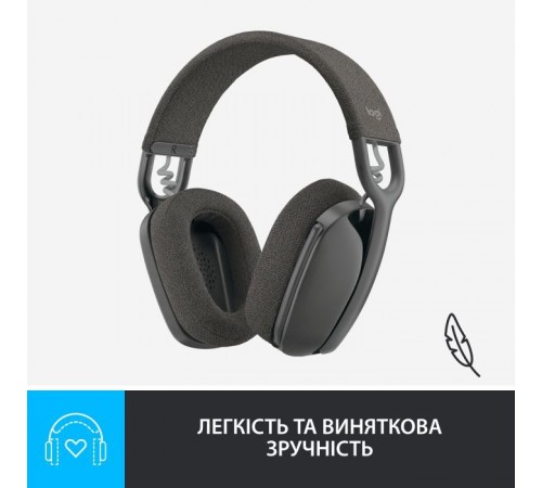 Навушники Logitech Zone Vibe 100 Wireless Graphite (981-001213) Навушники Logitech Zone Vibe 100 Wireless Graphite (981-001213)