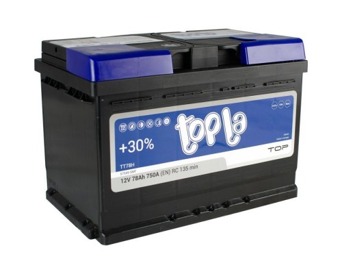 Акумулятор автомобільний Topla 78 Ah/12V TOP Euro (118 678) Акумулятор автомобільний Topla 78 Ah/12V TOP Euro (118 678)