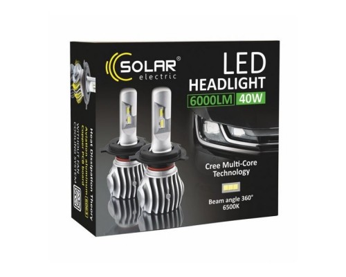 Автолампа SOLAR H11 CANBUS 12/24V 6500K 6000Lm 50W Cree Chip 1860 (8611) Автолампа SOLAR H11 CANBUS 12/24V 6500K 6000Lm 50W Cree Chip 1860 (8611)