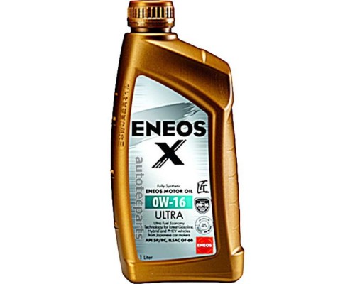 Моторное масло ENEOS X 0W-16 ULTRA 1л (EU0020401N) Моторное масло ENEOS X 0W-16 ULTRA 1л (EU0020401N)