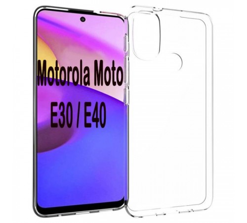 Чохол до мобільного телефона BeCover Motorola Moto E30 / E40 Transparancy (707988) Чохол до мобільного телефона BeCover Motorola Moto E30 / E40 Transparancy (707988)