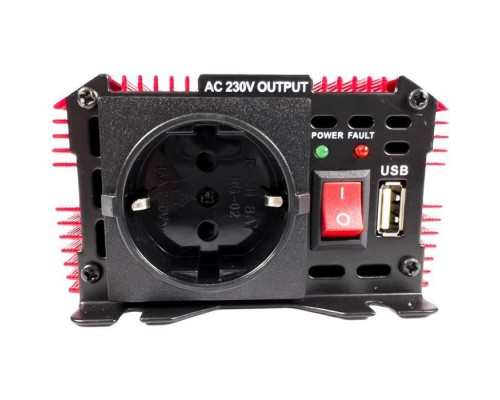 Автомобільний інвертор Bottari DC 12V - AC 230V 600W "POWER-600" (30200-IS) Автомобільний інвертор Bottari DC 12V - AC 230V 600W "POWER-600" (30200-IS)