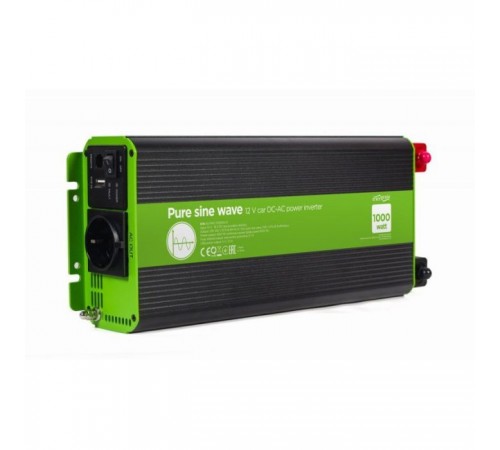 Автомобильный инвертор 12V/230V 1000W (2000W peak power) чистая синусоида EnerGenie (EG-PWC-PS1000-01) Автомобильный инвертор 12V/230V 1000W (2000W peak power) чистая синусоида EnerGenie (EG-PWC-PS1000-01)
