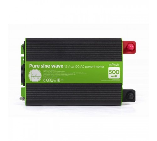 Автомобільний інвертор 12V/230V 500W (1000W peak power) чиста синусоїда EnerGenie (EG-PWC-PS500-01) Автомобільний інвертор 12V/230V 500W (1000W peak power) чиста синусоїда EnerGenie (EG-PWC-PS500-01)