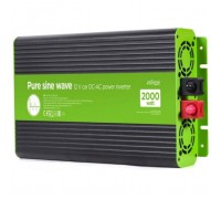 Автомобільний інвертор EnerGenie 12V/230V 2000W (4000W peak power) чиста синусоїда (EG-PWC-PS2000-01)