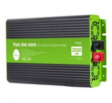 Автомобільний інвертор EnerGenie 12V/230V 2000W (4000W peak power) чиста синусоїда (EG-PWC-PS2000-01)