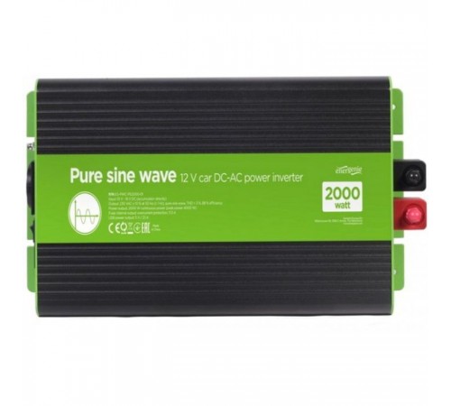 Автомобільний інвертор EnerGenie 12V/230V 2000W (4000W peak power) чиста синусоїда (EG-PWC-PS2000-01) Автомобільний інвертор EnerGenie 12V/230V 2000W (4000W peak power) чиста синусоїда (EG-PWC-PS2000-01)