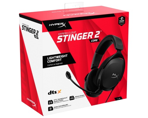 Навушники HyperX Cloud Stinger 2 Core Wired Black (683L9AA) Навушники HyperX Cloud Stinger 2 Core Wired Black (683L9AA)