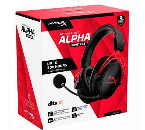Наушники HyperX Cloud Alpha Wireless Black (4P5D4AA) Наушники HyperX Cloud Alpha Wireless Black (4P5D4AA)