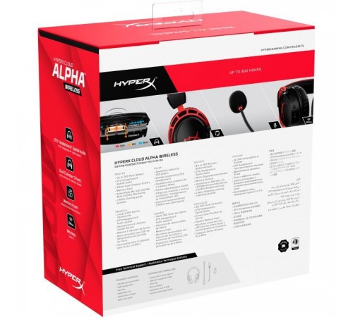 Наушники HyperX Cloud Alpha Wireless Black (4P5D4AA) Наушники HyperX Cloud Alpha Wireless Black (4P5D4AA)