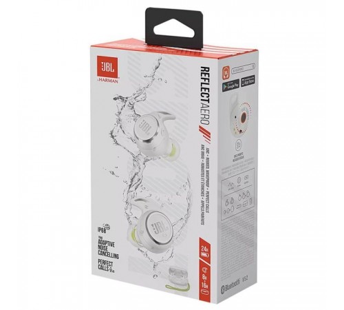 Навушники JBL Reflect Aero TWS White (JBLREFLECTAEROWHT) Навушники JBL Reflect Aero TWS White (JBLREFLECTAEROWHT)