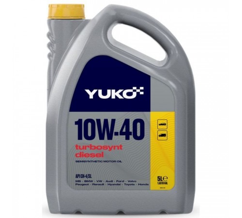 Моторна олива Yuko TURBOSYNT DIESEL 10W-40 5л (4820070242058) Моторна олива Yuko TURBOSYNT DIESEL 10W-40 5л (4820070242058)