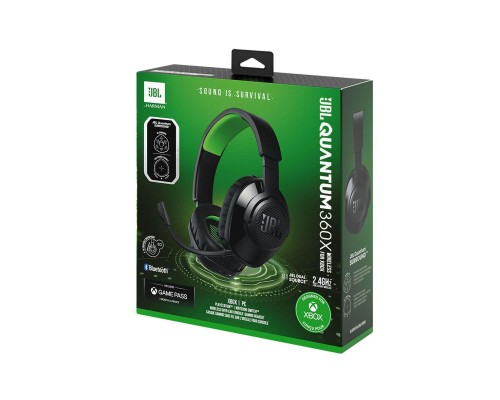 Навушники JBL Quantum 360X Wireless for Xbox Black (JBLQ360XWLBLKGRN) Навушники JBL Quantum 360X Wireless for Xbox Black (JBLQ360XWLBLKGRN)