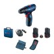 Шуруповерт Bosch GSR 120-LI, 2х2Ач, набор бит 11ед и сверл 12ед. (0.601.9G8.002)