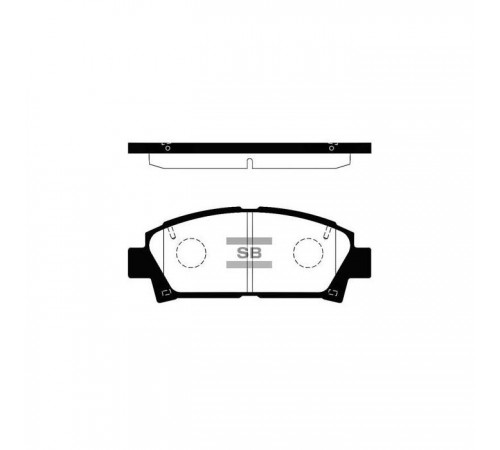 Гальмівні колодки HI-Q SP1466 Гальмівні колодки HI-Q SP1466