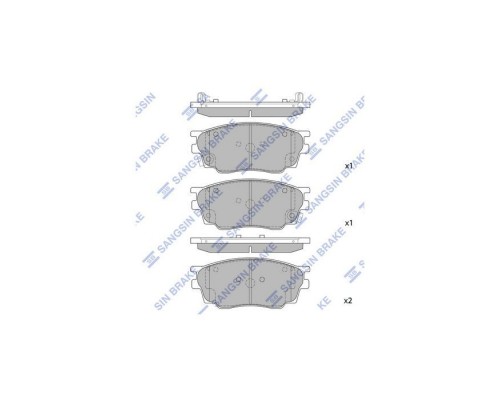 Тормозные колодки HI-Q SP2027 Тормозные колодки HI-Q SP2027