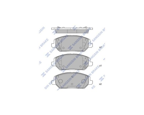 Тормозные колодки HI-Q SP4242 Тормозные колодки HI-Q SP4242