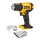 Будівельний фен DeWALT 18В, 290 - 530 °C, 0.5 кг (без АКБ та ЗП) (DCE530N)