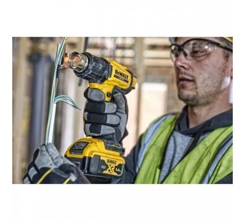 Будівельний фен DeWALT 18В, 290 - 530 °C, 0.5 кг (без АКБ та ЗП) (DCE530N) Будівельний фен DeWALT 18В, 290 - 530 °C, 0.5 кг (без АКБ та ЗП) (DCE530N)