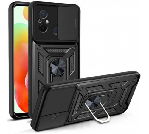 Чохол до мобільного телефона BeCover Military Xiaomi Redmi 12C Black (709165) Чохол до мобільного телефона BeCover Military Xiaomi Redmi 12C Black (709165)