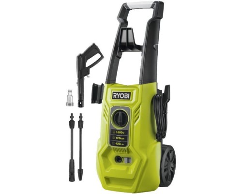 Мийка високого тиску Ryobi RY120PWA, 1600Вт, 120Бар, 420 л/год (5133005367) Мийка високого тиску Ryobi RY120PWA, 1600Вт, 120Бар, 420 л/год (5133005367)