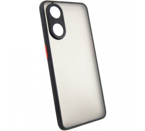 Чохол до мобільного телефона Dengos Matte OPPO Reno 8T (black) (DG-TPU-MATT-124) Чохол до мобільного телефона Dengos Matte OPPO Reno 8T (black) (DG-TPU-MATT-124)