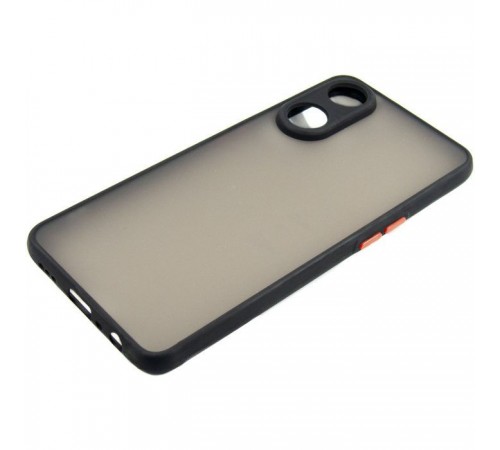 Чохол до мобільного телефона Dengos Matte OPPO Reno 8T (black) (DG-TPU-MATT-124) Чохол до мобільного телефона Dengos Matte OPPO Reno 8T (black) (DG-TPU-MATT-124)
