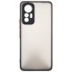 Чохол до мобільного телефона Dengos Matte Xiaomi 12 Lite (black) (DG-TPU-MATT-127)