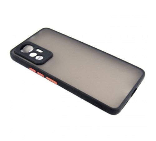 Чохол до мобільного телефона Dengos Matte Xiaomi 12 Lite (black) (DG-TPU-MATT-127) Чохол до мобільного телефона Dengos Matte Xiaomi 12 Lite (black) (DG-TPU-MATT-127)