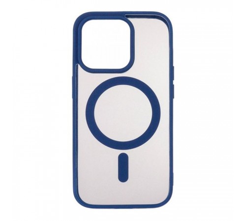 Чехол для мобильного телефона ColorWay Smart Matte Apple iPhone 14 Pro MagSafe blue (CW-CSMMSAI14P-BU) Чехол для мобильного телефона ColorWay Smart Matte Apple iPhone 14 Pro MagSafe blue (CW-CSMMSAI14P-BU)