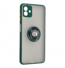 Чохол до мобільного телефона Armorstandart Frosted Matte Ring Samsung A04 (A045) Dark Green (ARM68343)