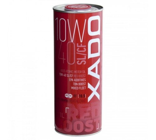 Моторна олива Xado 10W-40 SL/CF, Red Boost 1 л (XA 26144) Моторна олива Xado 10W-40 SL/CF, Red Boost 1 л (XA 26144)