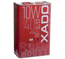 Моторна олива Xado 10W-40 SL/CF, Red Boost 4 л (ХА 26244)