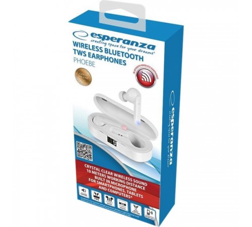 Наушники Esperanza Earphones Phoebe (EH230W) Наушники Esperanza Earphones Phoebe (EH230W)
