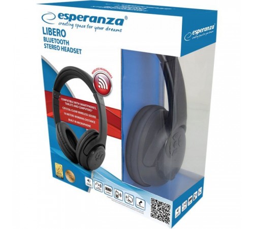 Наушники Esperanza Libero Black (EH163K) Наушники Esperanza Libero Black (EH163K)