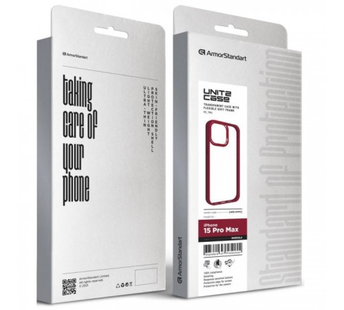 Чохол до мобільного телефона Armorstandart UNIT2 Apple iPhone 15 Pro Max Marsala (ARM69992) Чохол до мобільного телефона Armorstandart UNIT2 Apple iPhone 15 Pro Max Marsala (ARM69992)