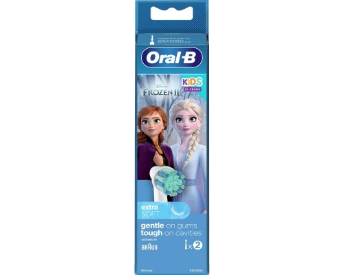 Насадка для зубной щетки Oral-B Kids Frozen II, 2 шт (4210201383994) Насадка для зубной щетки Oral-B Kids Frozen II, 2 шт (4210201383994)