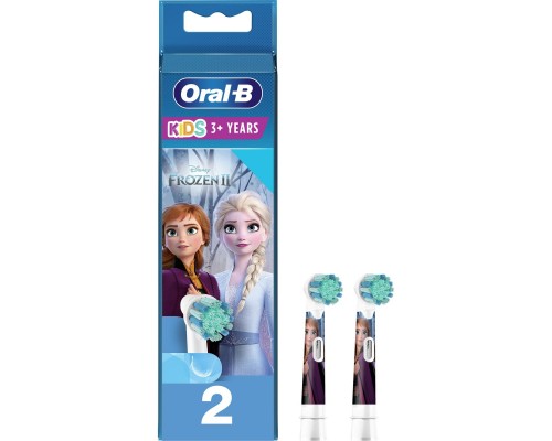 Насадка для зубной щетки Oral-B Kids Frozen II, 2 шт (4210201383994) Насадка для зубной щетки Oral-B Kids Frozen II, 2 шт (4210201383994)