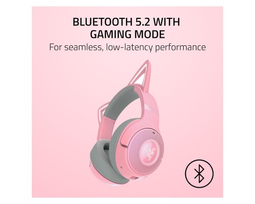 Наушники Razer Kraken Kitty V2 Bluetooth Quartz (RZ04-04860100-R3M1) Наушники Razer Kraken Kitty V2 Bluetooth Quartz (RZ04-04860100-R3M1)