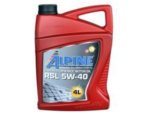 Моторна олива Alpine 5W-40 RSL 4л (0145-4) Моторна олива Alpine 5W-40 RSL 4л (0145-4)